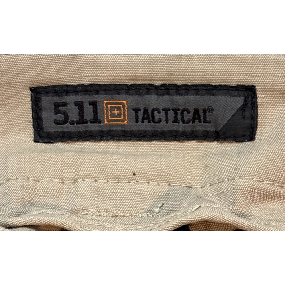 5.11 Tactical Mens 36x34 Cargo Pants 12 Pocket Rip Stop TLBLIN-4389-1 Tan